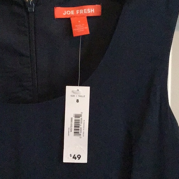 NWT Joe Fresh navy cotton sundress - Picture 4 of 6